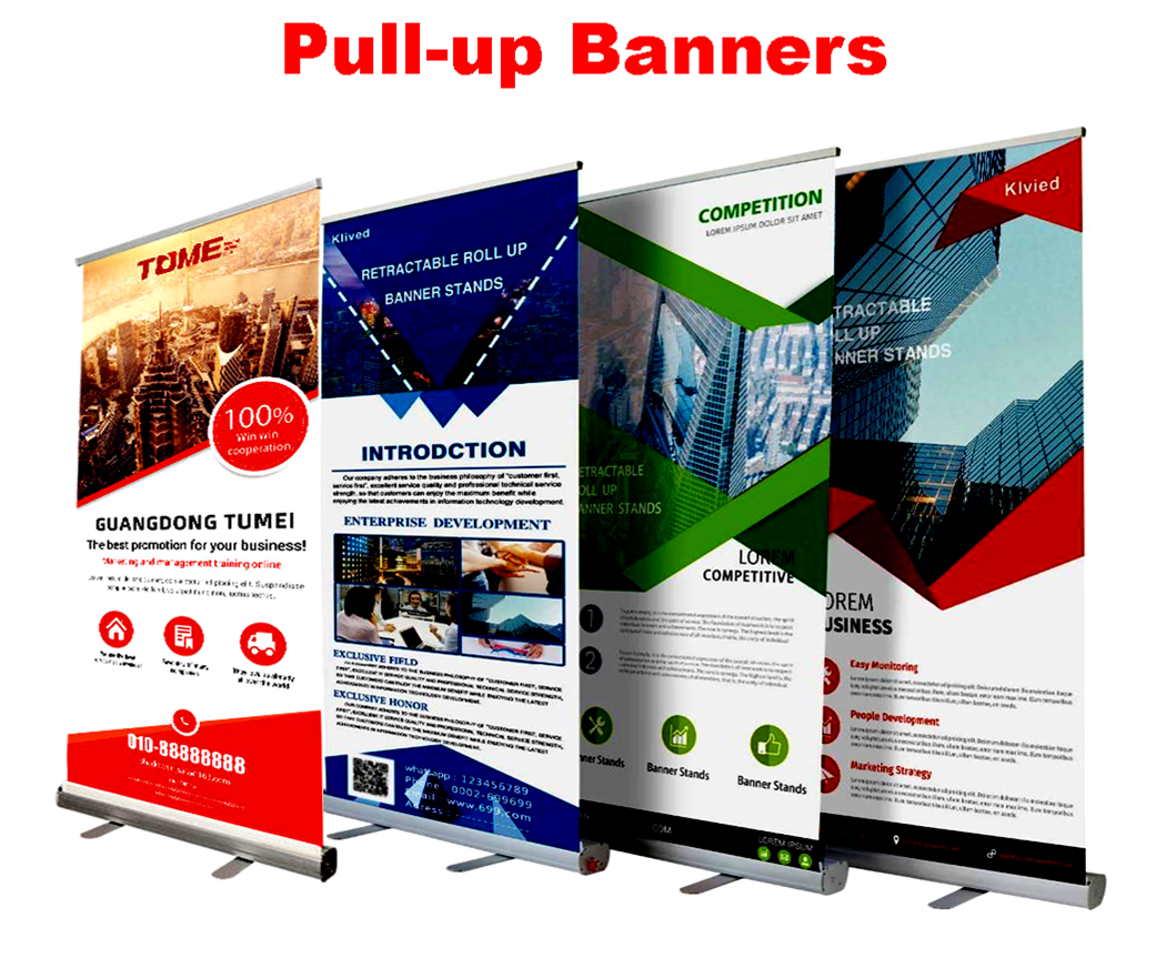 Pull up Banners, Roll up Banners, Retractable Banners