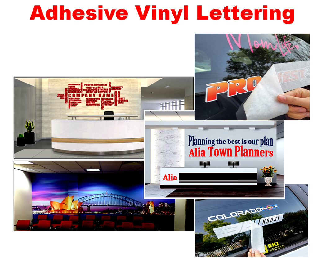 Adhesive Vinyl Lettering 