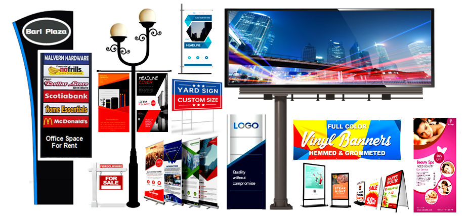 signs, posters, banners, billboards,canvas prints,window graphics, decals, adhesive letters, print, printing
